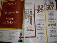 1945 MAY 26 SHOWMEN'S TRADE REVIEW MAGAZINE - GREAT MOVIE ADS - II 4722