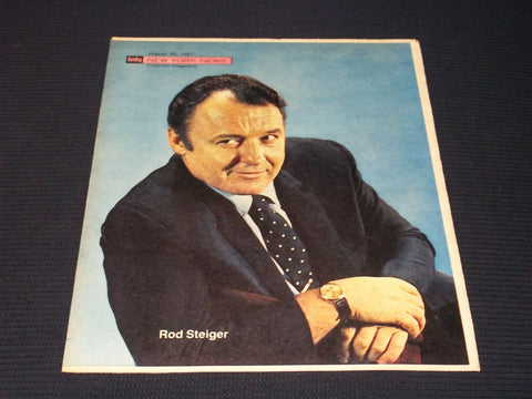 1967 AUGUST 20 SUNDAY NEW YORK NEWS COLOROTO MAGAZINE - ROD STEIGER - E 13053