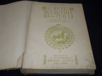 1912 L' ART BISANTINA IN ITALIA VOLUME BY A. COLASANTI - 100 PLATES - Z 261