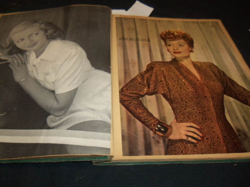 HOLLYWOOD MOVIE STARS SCRAPBOOK - FULL PAGE PHOTOS - 27A