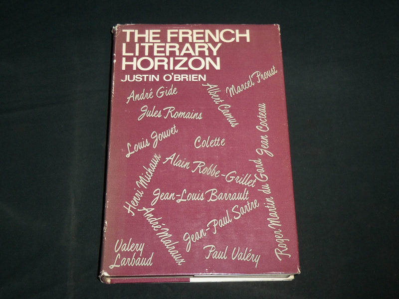 1967 THE FRENCH LITERARY HORIZON BOOK INSCRIBED BY JUSTIN O'BRIEN - KD 6923