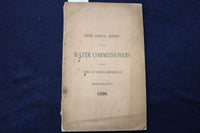 1896 BROOKLINE WATER COMMISSIONERS ANNUAL REPORT SOFTCOVER BOOK - K 797