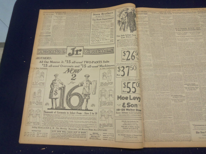 1920 NOVEMBER 20 NEW YORK TIMES -BUILDING MATERIAL TRUST GRIPS COUNTRY - NT 8466