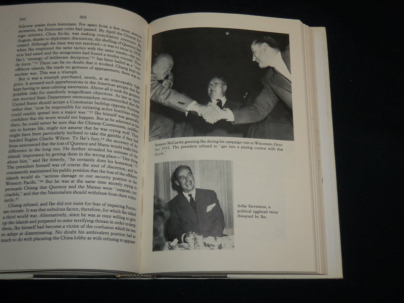 1986 IKE HIS LIFE AND TIMES HARDCOVER BOOK BY PIERS BRENDON - FIRST EDN- KD 7146