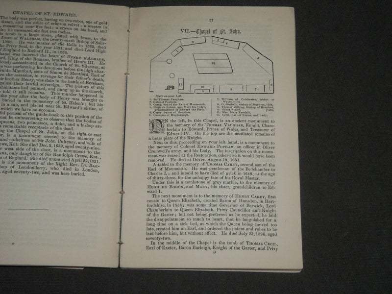 1873 WESTMINSTER ABBEY HISTORICAL GUIDE BOOKS MAGAZINE LOT OF 2 - J 2495