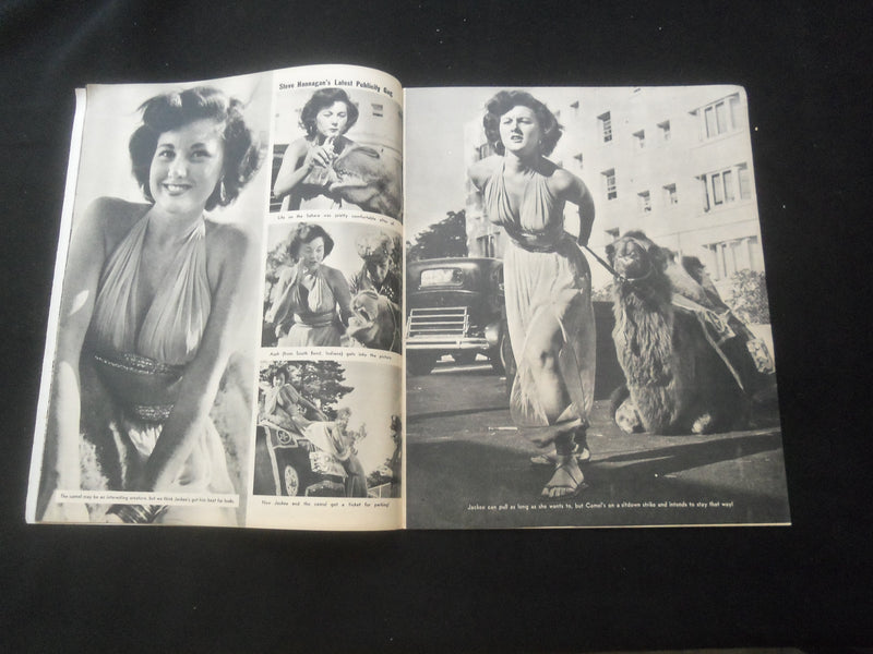 1950 MARCH LAFF MAGAZINE - NEVADA SMITH COVER - BUNNY YEAGER INSIDE - J 7782