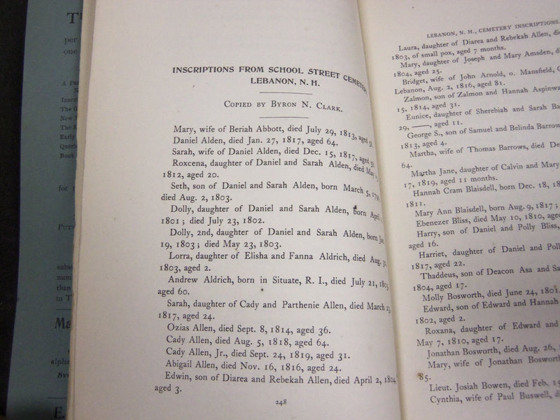 1900-1907 THE GENEALOGICAL QUARTERLY MAGAZINE LOT OF 18 + INDEX - WR 159