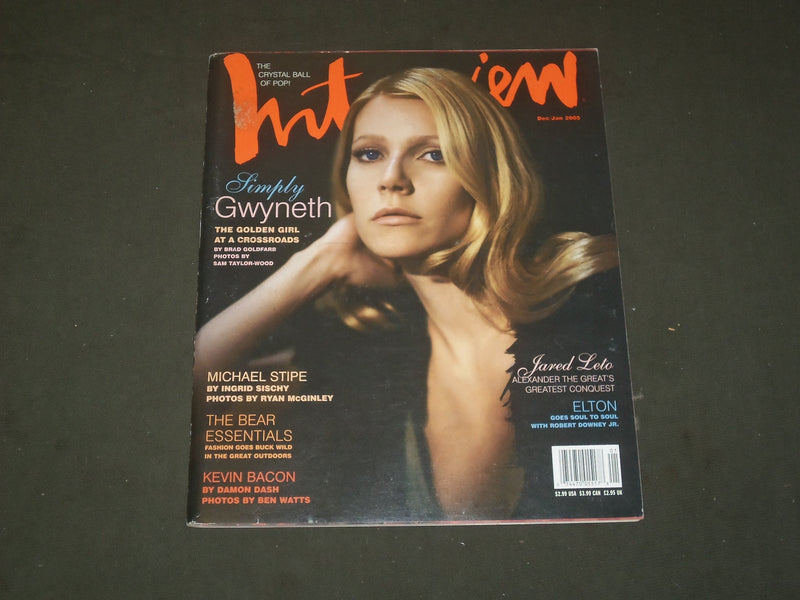2004 DECEMBER / 2005 JANUARY INTERVIEW MAGAZINE - GWYNETH PALTROW COVER - B 1380