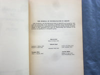 1965 THE JOURNAL OF PSYCHOANALYSIS IN GROUPS SOFTCOVER BOOK BY - K 300
