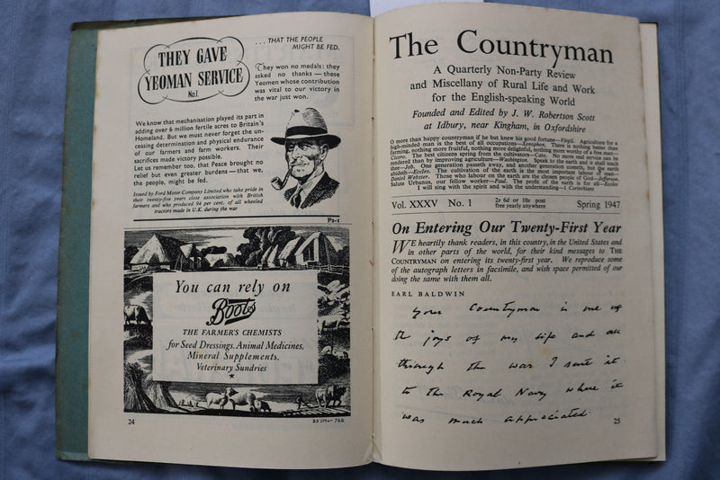 1947 SPRING THE COUNTRYMAN QUARTERLY MAGAZINE - K 3195