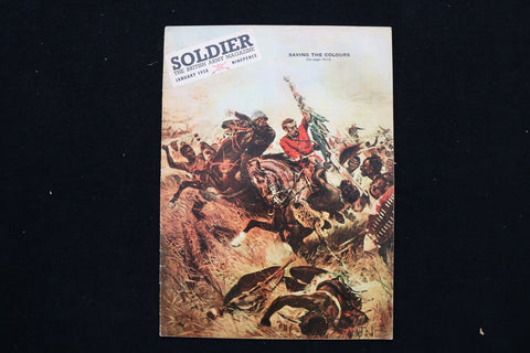 1958 JAN SOLDIER MAGAZINE - SYLVIA SYMS ON THE BACK COVER - E 24629