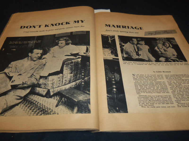 JUNE ALLYSON SCRAPBOOK - HOLLYWOOD - LOADED WITH GREAT PHOTOS - 18A