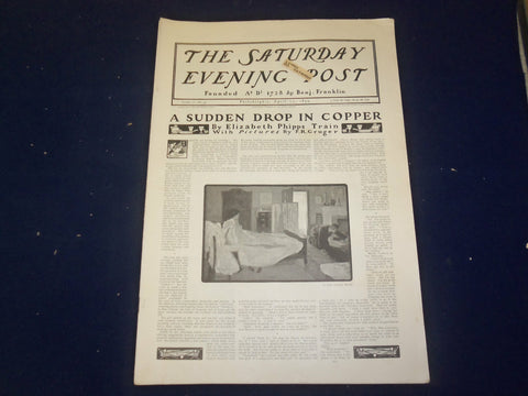1899 APRIL 22 THE SATURDAY EVENING POST MAGAZINE - NICE ILLUSTRATIONS - B 6702