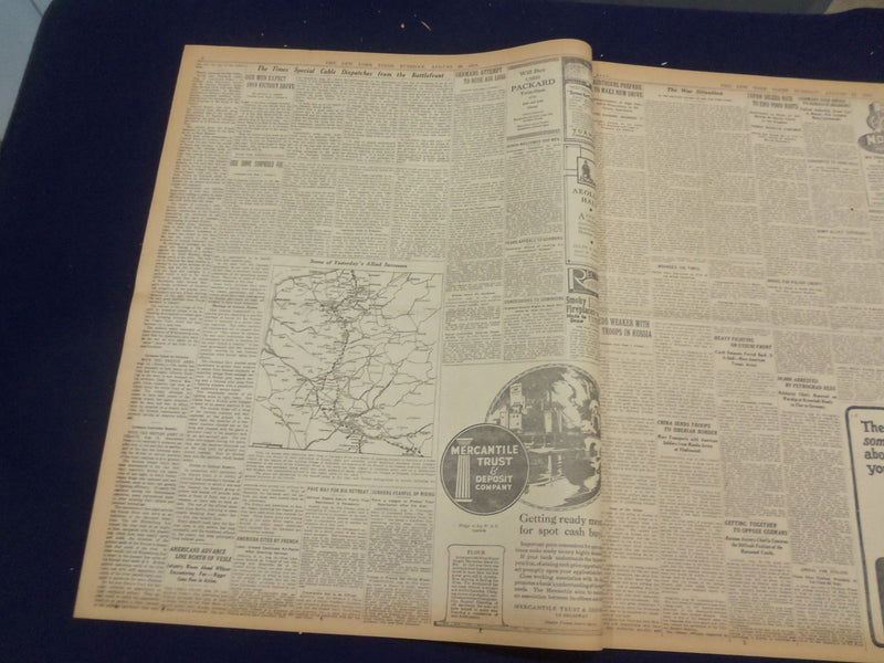 1918 AUGUST 20 NEW YORK TIMES - CAN WIN WAR IN 1919, ARMY CHIEFS - NT 9206