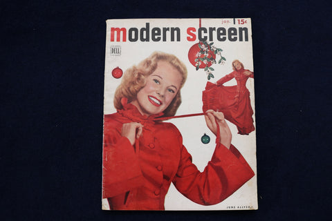 1948 FEBRUARY MODERN SCREEN MAGAZINE - JUNE ALLYSON COVER - E 12745