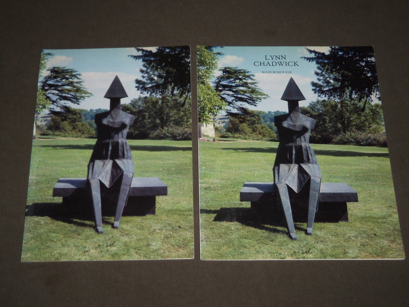 1989-1991 LYNN CHADWICK CATALOGUE SOFTCOVER CATALOG LOT OF 2 - KD 5060