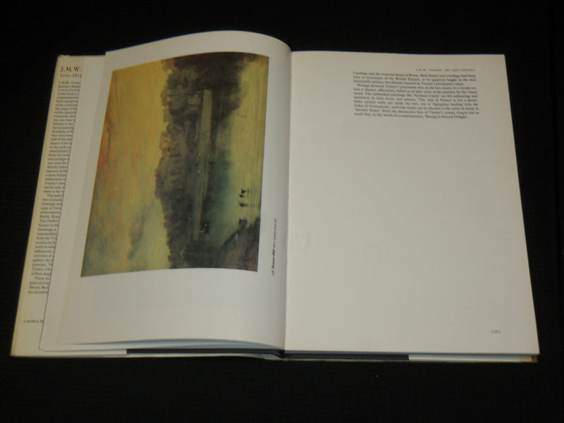 1974 TURNER 1775-1851 TATE GALLERY HARDCOVER BOOK - NICE PRINTS - R 721Z