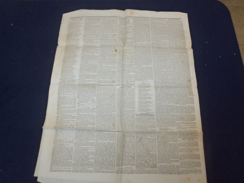 1849 NOVEMBER 17 MASSACHUSETTS PLOUGHMAN NEWSPAPER-DANIEL WEBSTER SPEECH-NP 5174