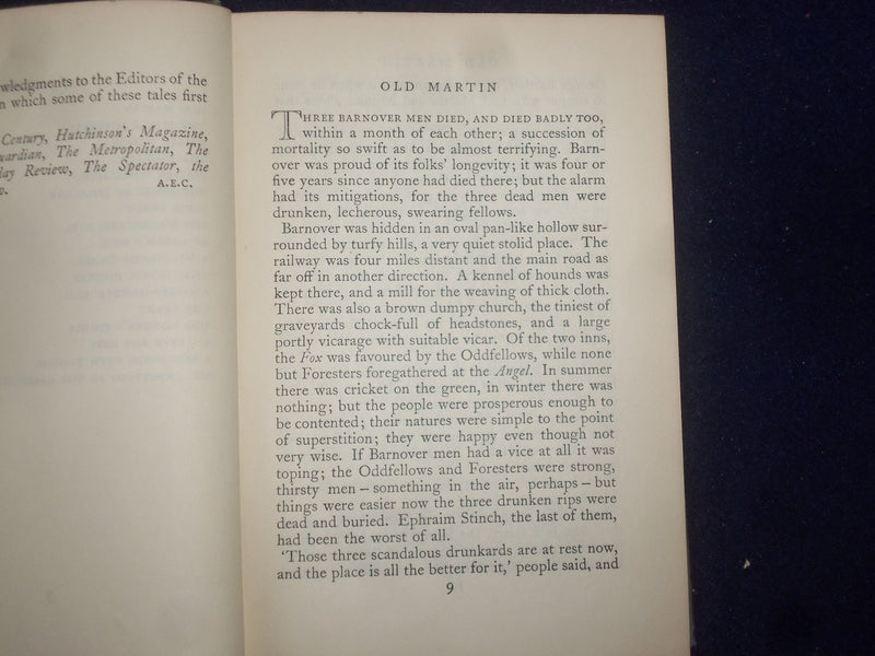1929 FISHMONGER'S FIDDLE HARDCOVER BOOK BY A. E. COPPARD - KD 9074