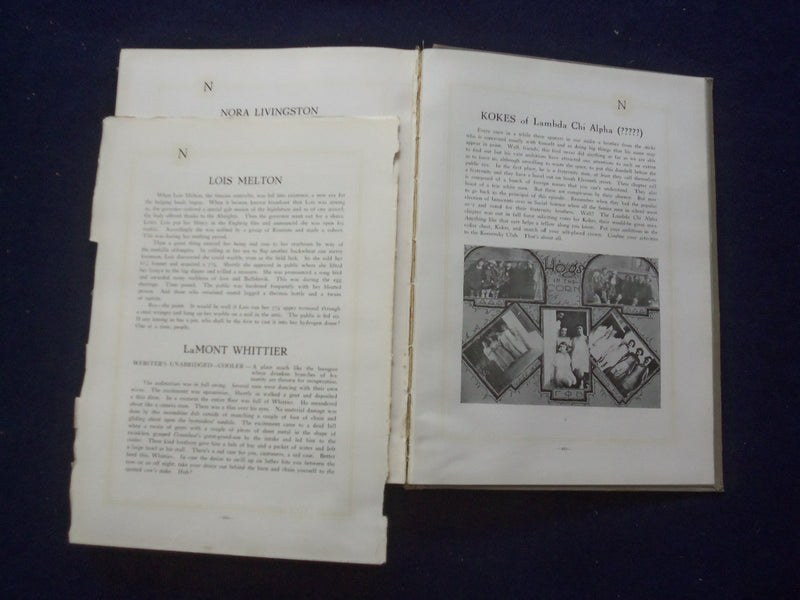 1921 THE CORNHUSKER UNIVERSITY OF NEBRASKA YEARBOOK - LINCOLN, NE - YB 3130