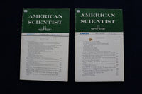 1960-1969 AMERICAN SCIENTIST MAGAZINE - LOT OF 5 - O 3610
