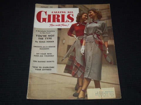 1948 AUGSUT CALLING ALL GIRLS MAGAZINE - EDNA FERBER ARTICLE - E 16260