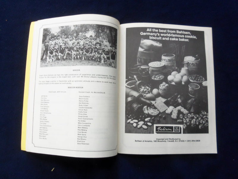 1984-1985 CRESSKILL HIGH SCHOOL COUGAR ALL SPORTS PROGRAM PROGRAM - J 8453