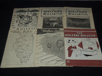 1945-1960 THE WELFARE BULLETIN MAGAZINE LOT OF 24 ISSUES - O 3782