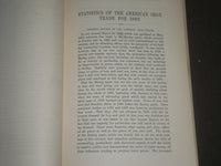 1893-1894 IRON AND STEEL ASSOCIATION ANNUAL REPORTS LOT OF 2 - WR 955E