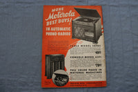 1940 SEP RADIO AND TELEVISION RETAILING MAGAZINE - LAST QUARTER COVER - ST 1766P