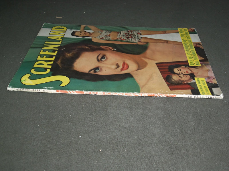1948 AUGUST SCREENLAND MAGAZINE - YVONNE DECARLO COVER - M 61