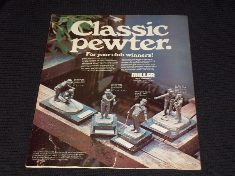 1972 AUGUST 18 GOLF WORLD NEWSWEEKLY MAGAZINE - JACK NICKLAUS COVER - E 6068