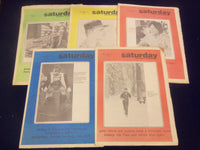 1978-1979 LEISURETIME SATURDAY NEWSPAPER MAGAZINE SECTIONS LOT OF 35 - O 2367