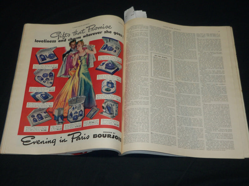 1939 DECEMBER LADIES HOME JOURNAL MAGAZINE - BEAUTIFUL FRONT COVER - F 325