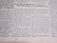 1925 JUNE 13 NEW YORK TIMES - SCOPES REFUSED $50,000 MOVIE OFFER - NT 5410