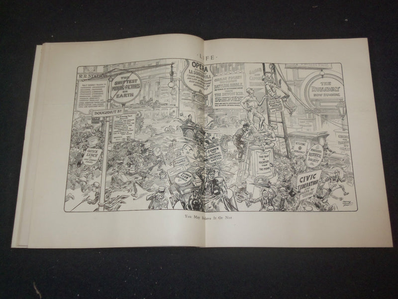 1912 JANUARY 25 LIFE MAGAZINE - PHILADELPHIA NUMBER - WHOSE QUAKER? - ST 6462