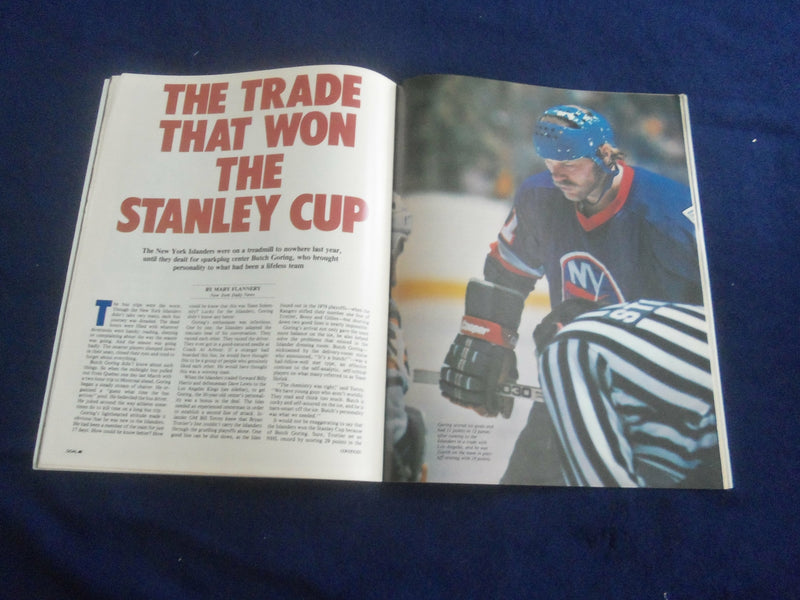 1981 JANUARY NHL GOAL MAGAZINE - KEN LINSEMAN COVER - F 253N