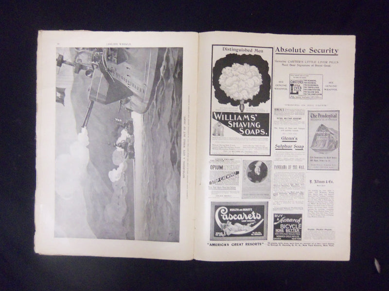 1898 AUG 4 LESLIE'S WEEKLY MAGAZINE -GREAT COVER, PHOTOS & ILLUSTRATIONS-ST 4538