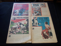 1935 PHILADELPHIA RECORD BOOK OF THE WEEK CLUB SUPPLEMENTS LOT OF 22 - NP 2399U