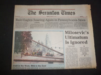 1996 DEC 27 THE SCRANTON TIMES NEWSPAPER -MILOSEVIC'S ULTIMATUM IGNORED- NP 8364