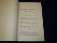 1895 LAWS OF WISCONSIN DAIRY & FOOD COMMISSIONER BOOK - H. C. ADAMS - J 4436