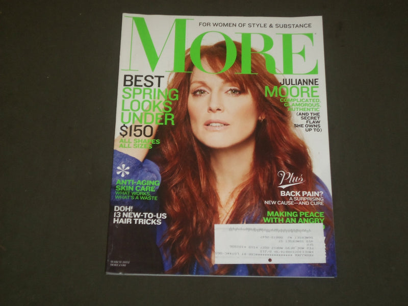 2012 MARCH MORE MAGAZINE - JULIANNE MOORE COVER - B 2324