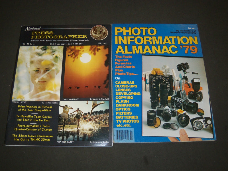 1962-1979 PRESS PHOTOGRAPHER ANNUALS & MAGAZINES LOT OF 14 - O 1921