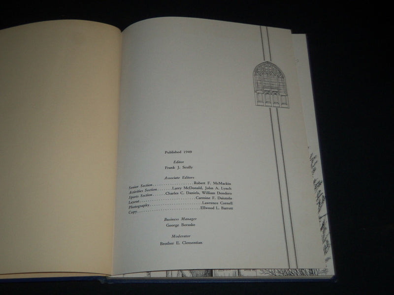 1949 EXPLORER LA SALLE COLLEGE YEARBOOK - PENNSYLVANIA - NICE PHOTOS - YB 1706