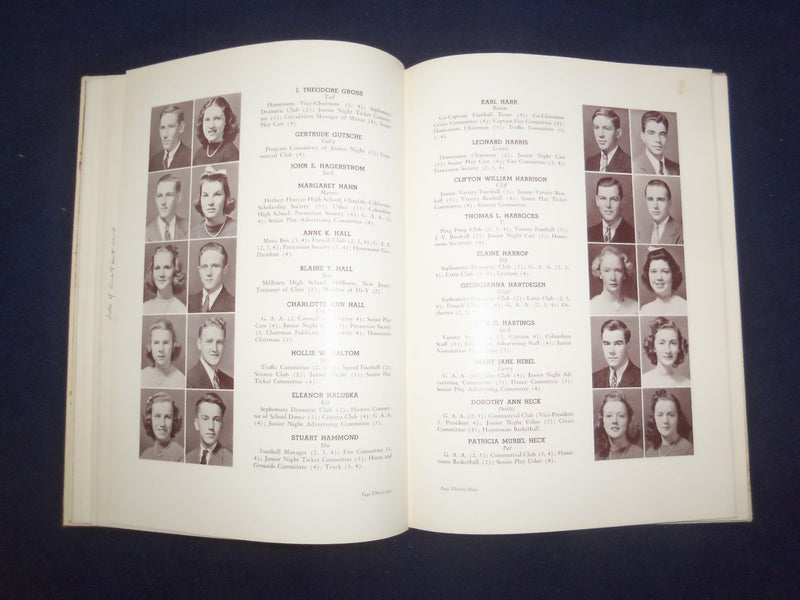 1940 THER MIRROR COLUMBIA HIGH SCHOOL YEARBOOK -S. ORANGE/MAPLEWOOD, NJ- YB 3066