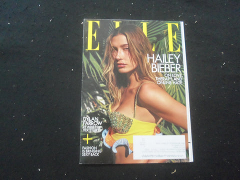 2021 APRIL ELLE MAGAZINE - HAILEY BIEBER COVER - SP 8619V
