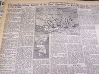 1951 JULY 12 NEW YORK TIMES - REDS BAR U. N. CONVOY INCLUDING PRESS - NT 2029