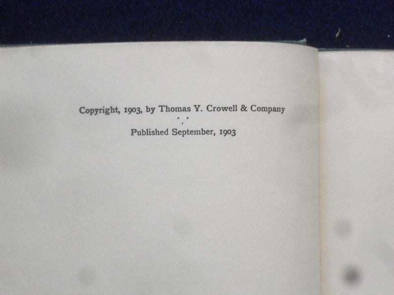 1903 JOY & POWER HARDCOVER BOOK BY HENRY VAN DYKE - KD 8787