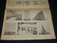 1901 JUNE 22 LESLIE'S WEEKLY MAGAZINE -BENGAL LANCERS AT EXCITING SPORT- NP 4410