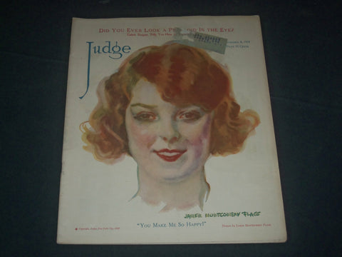 1919 NOVEMBER 8 JUDGE MAGAZINE - COVER BY JAMES MONTGOMERY FLAGG - B 6142